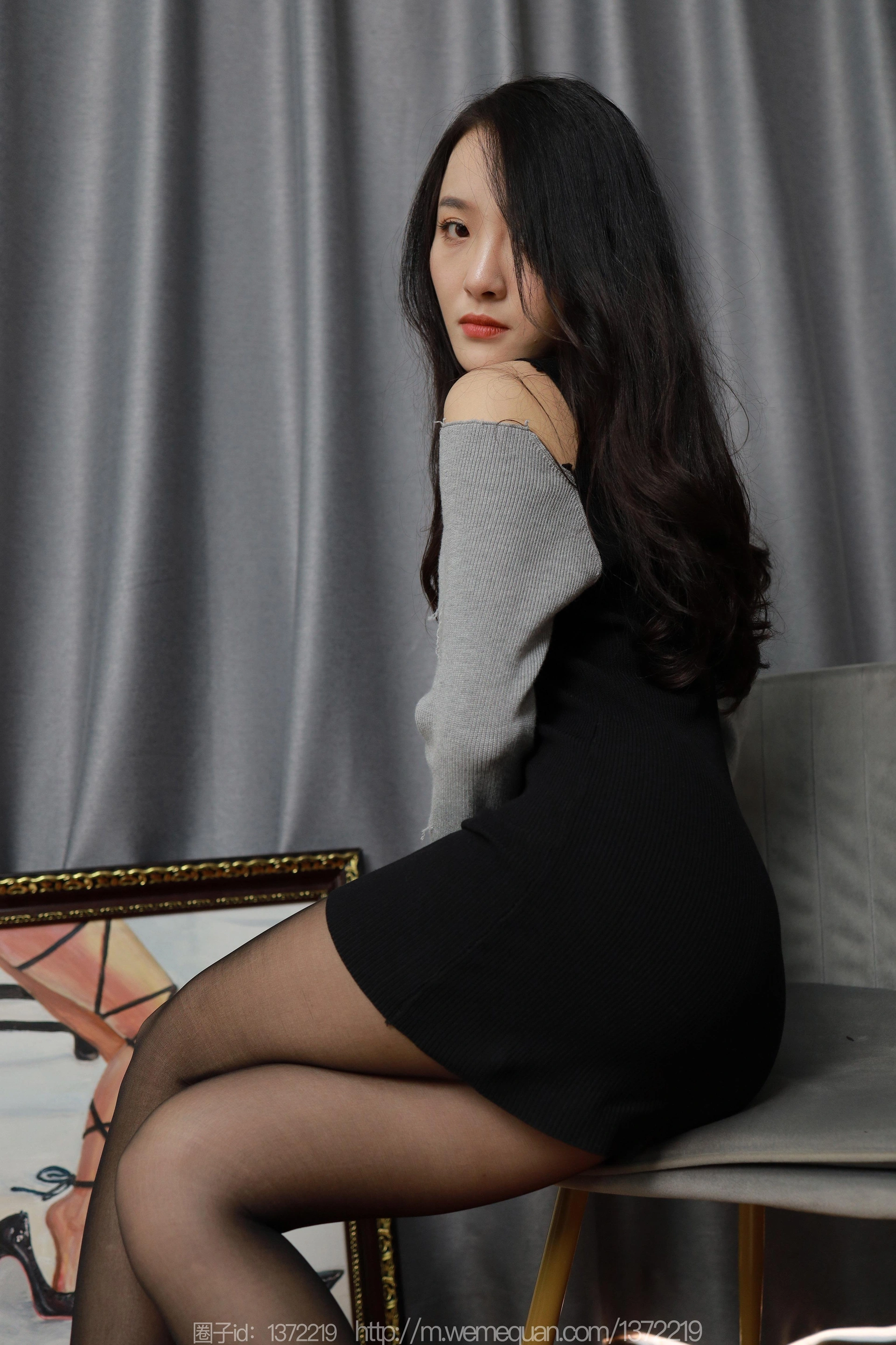 [IESS异思趣向] 2023.01.28 丝享家 1343 婉萍《长腿画中人》 1